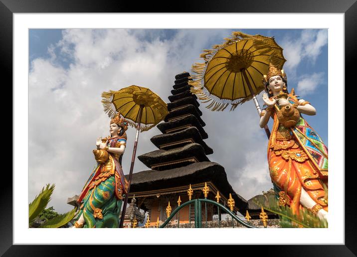 Bali Temple Framed Mounted Print by peter schickert