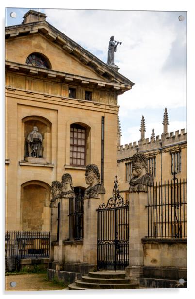 Oxford Architecture Acrylic by Svetlana Sewell