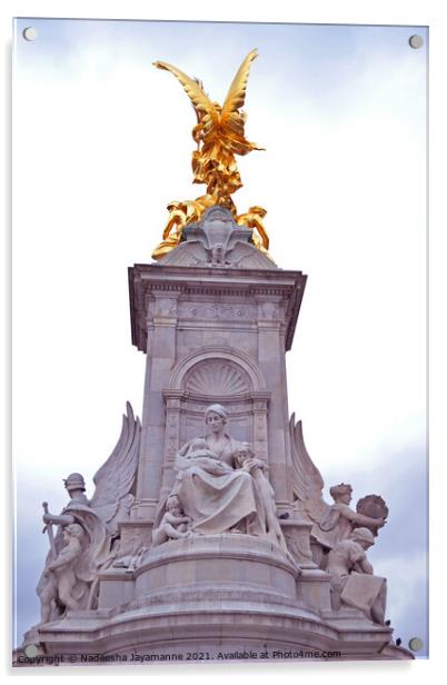 The Queen Victoria Memorial!  Acrylic by Nadeesha Jayamanne