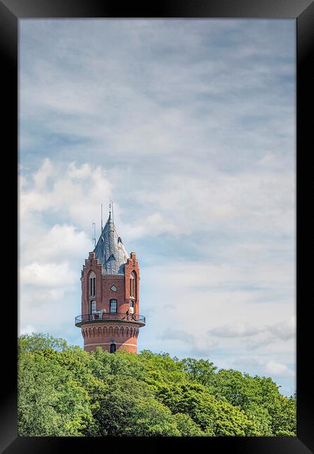 Ronneby Water Tower Framed Print by Antony McAulay