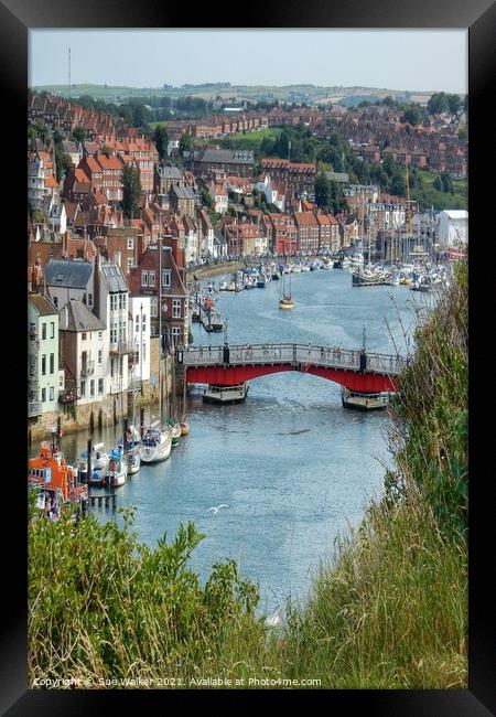 Scenic Whitby  Framed Print by Sue Walker