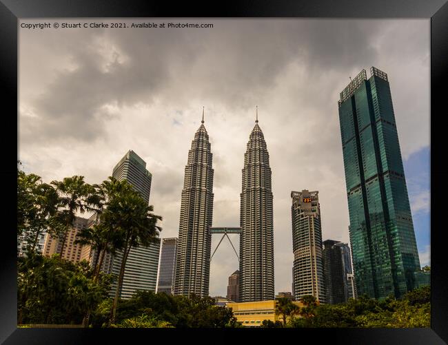 Petronas Towers Framed Print by Stuart C Clarke