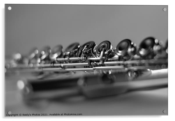 Monotone Flute Acrylic by Reidy's Photos