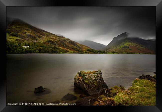 Atmospheric Buttermere in the lake district 111 Framed Print by PHILIP CHALK