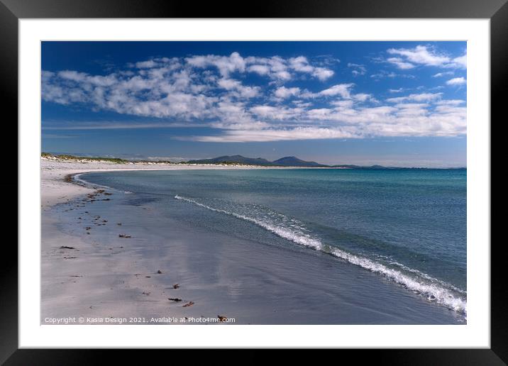 Beautiful Borve Beach, Benbecula Framed Mounted Print by Kasia Design