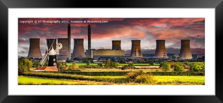 A Contrasting View of Power Framed Mounted Print by K7 Photography