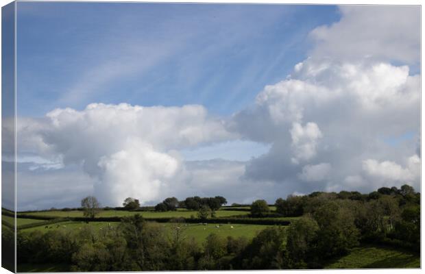 Sky cloud Canvas Print by Helen Davies