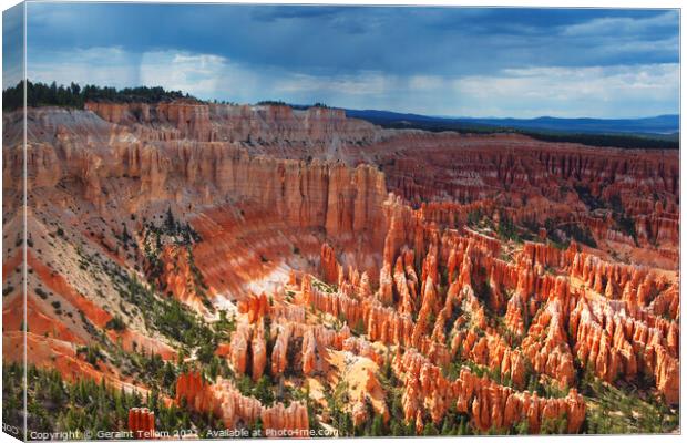 Bryce Canyon from Inspiration Point, Utah, USA Canvas Print by Geraint Tellem ARPS