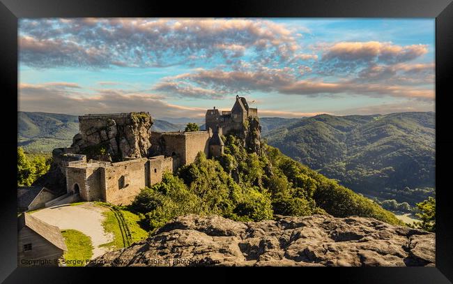 Aggstein castle. Framed Print by Sergey Fedoskin
