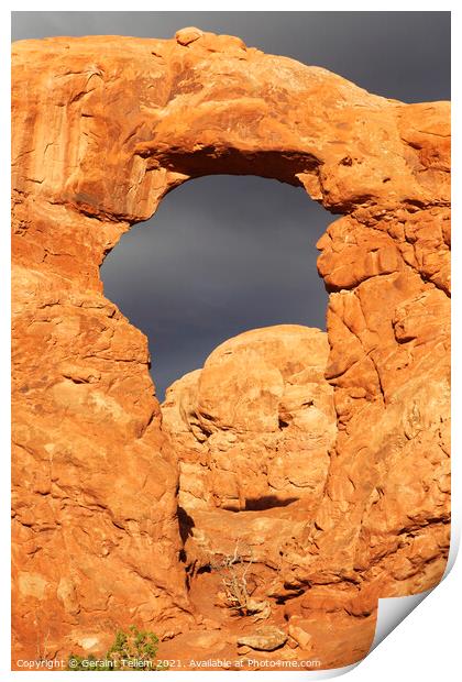Turret Arch, Arches National Park, Utah, USA Print by Geraint Tellem ARPS
