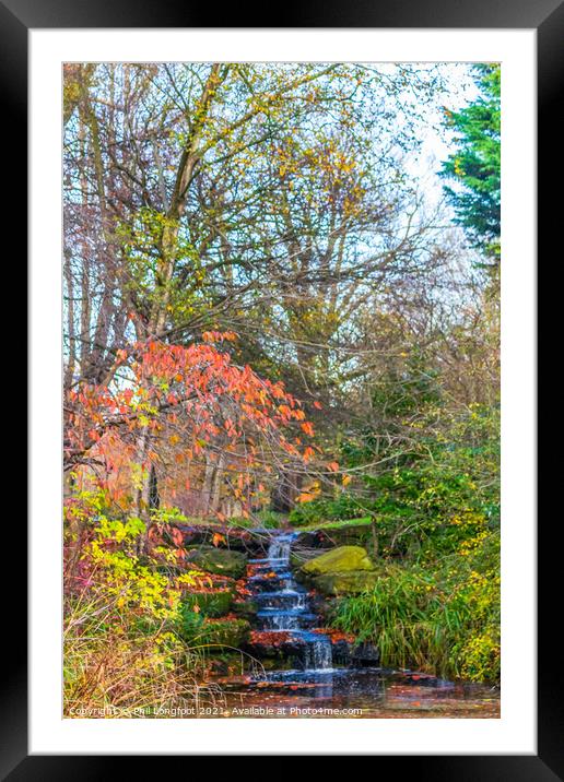 Sefton Park Autumnal Colours Framed Mounted Print by Phil Longfoot