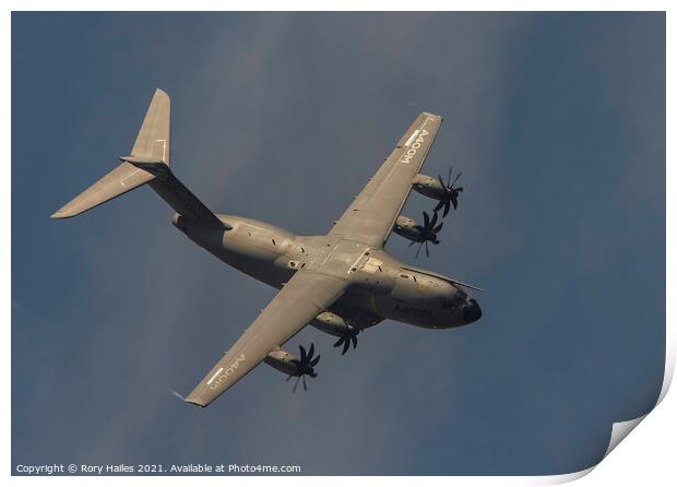 Airbus A400M Print by Rory Hailes