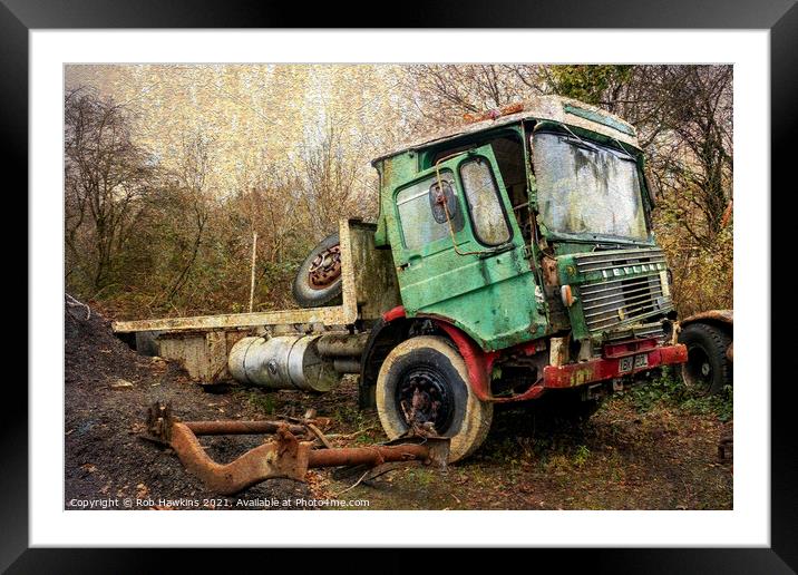 The Battered Leyland  Framed Mounted Print by Rob Hawkins