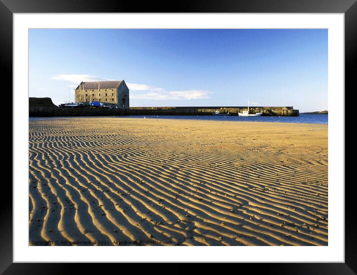 The Granary, Elie Framed Mounted Print by Adrian Snowball