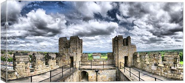 Richmond Castle Fortification ~ Panorama Canvas Print by Sandi-Cockayne ADPS