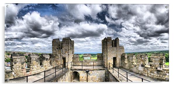 Richmond Castle Fortification ~ Panorama Acrylic by Sandi-Cockayne ADPS