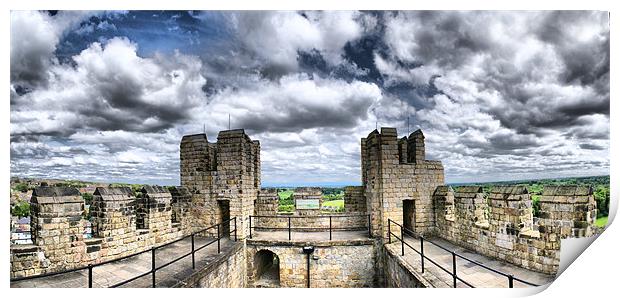 Richmond Castle Fortification ~ Panorama Print by Sandi-Cockayne ADPS