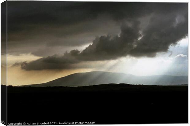 Criffel Canvas Print by Adrian Snowball