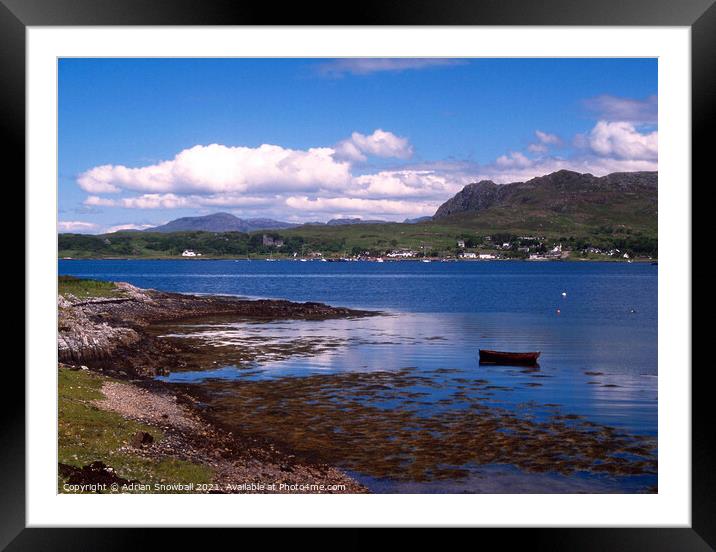 Arisaig Framed Mounted Print by Adrian Snowball