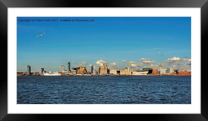 MV Astor berthed at Liverpool's Cruise Terminal Framed Mounted Print by Frank Irwin