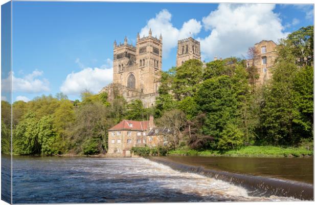 The Heavenly Durham Cathedral Canvas Print by Wendy Williams CPAGB