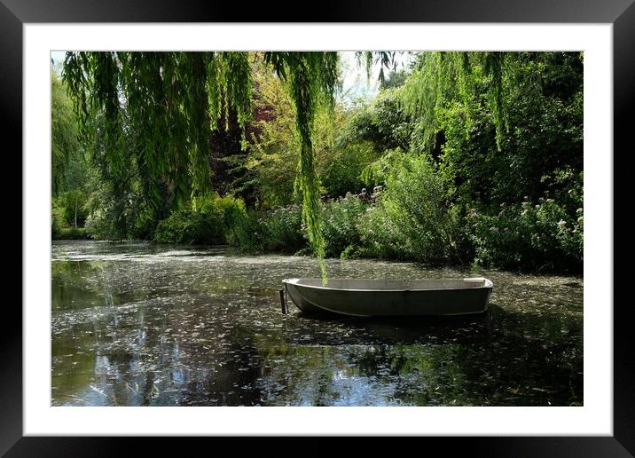 Serenity on the River Framed Mounted Print by Jacqui Farrell