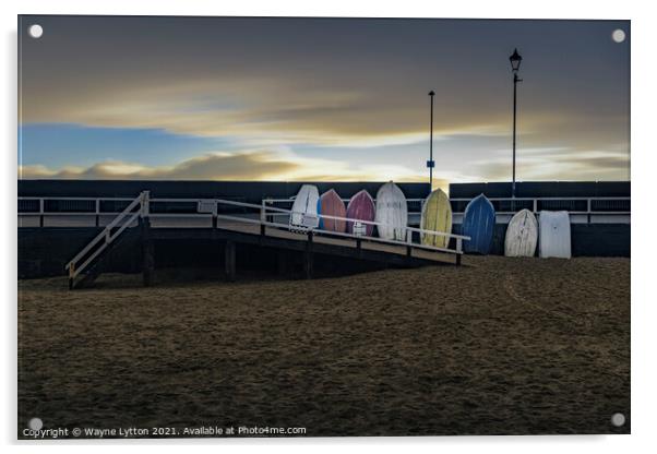 Broadstairs Beach  Acrylic by Wayne Lytton