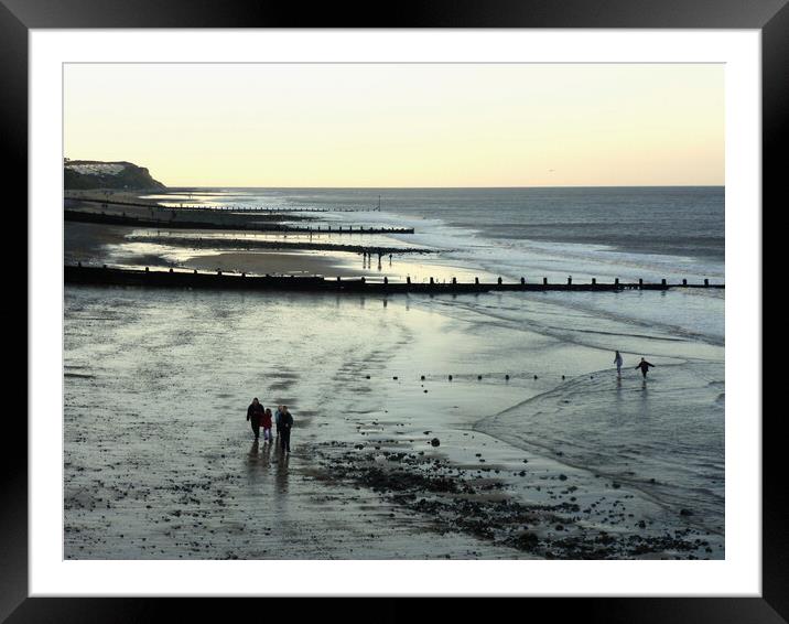 Cromer Sunset  Framed Mounted Print by Jacqui Farrell
