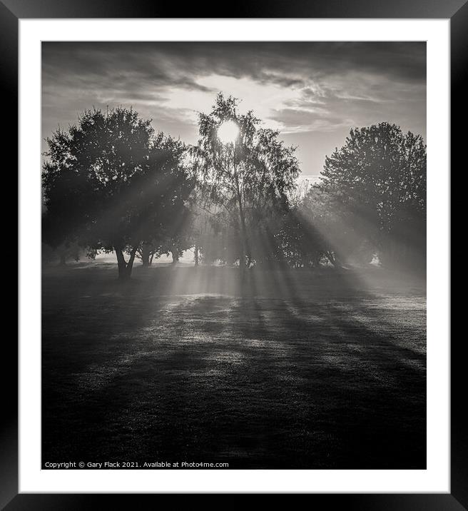 Doncaseter Autumn early morning on a misty day Framed Mounted Print by That Foto