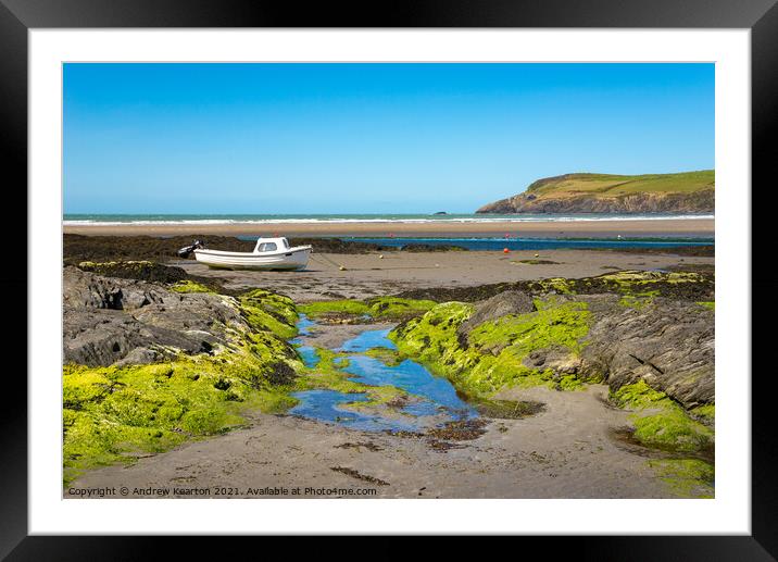 Newport Sands, Pembrokeshire, Wales Framed Mounted Print by Andrew Kearton