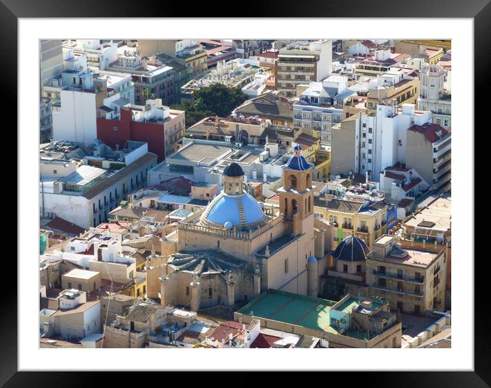 San Nicolas Cathedral Alicante  Framed Mounted Print by Jacqui Farrell