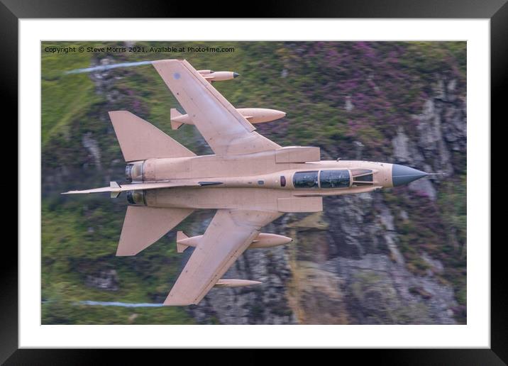 Tornado GR4 'Pinky' Framed Mounted Print by Steve Morris