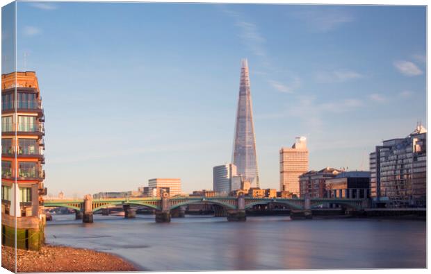 The Shard London Canvas Print by Clive Eariss