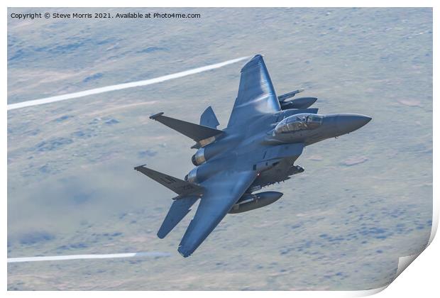 F15 Eagle Print by Steve Morris