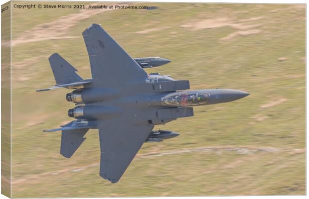 F15 Eagle Canvas Print by Steve Morris