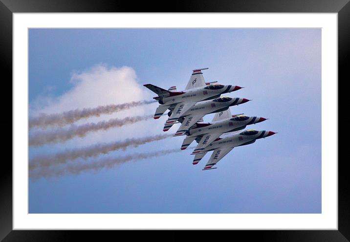 Thunderbirds are go! Framed Mounted Print by J Biggadike