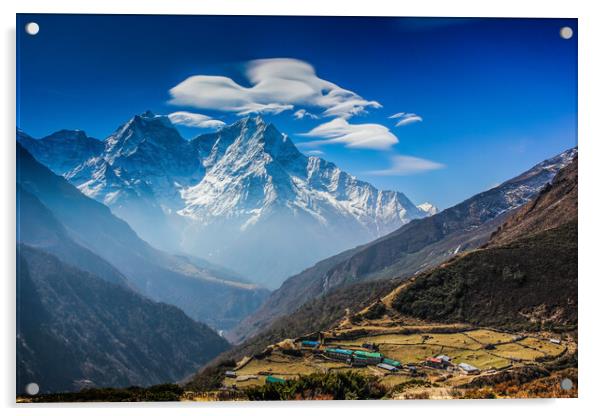 Himalaya. Acrylic by Sergey Fedoskin