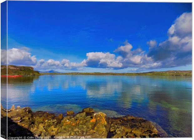 Portnalong harbour Canvas Print by Colin Chipp