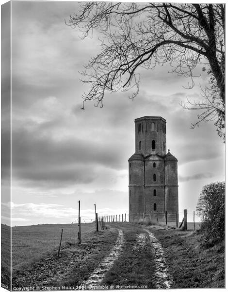 Horton Tower, Horton, Dorset Canvas Print by Stephen Munn