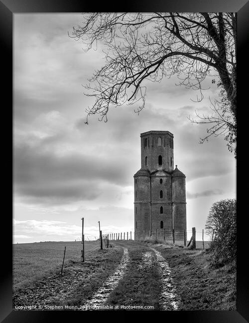 Horton Tower, Horton, Dorset Framed Print by Stephen Munn