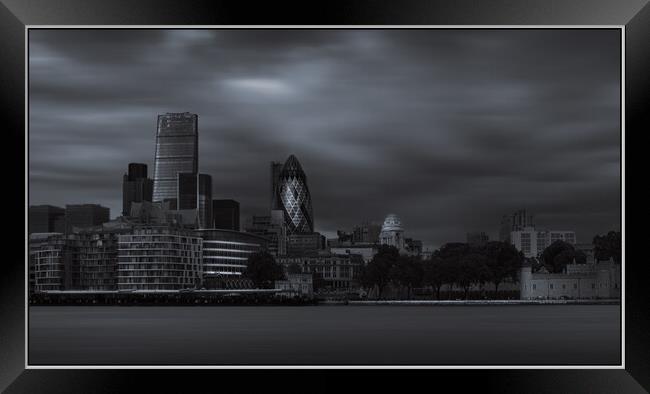 London Skyline Framed Print by Tony Swain