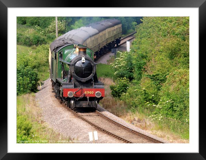 Hall class 6960 - Ravingham Hall Framed Mounted Print by Nik Taylor