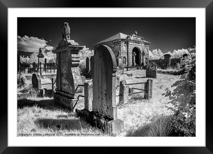 The Old Graveyard Framed Mounted Print by Alan Campbell