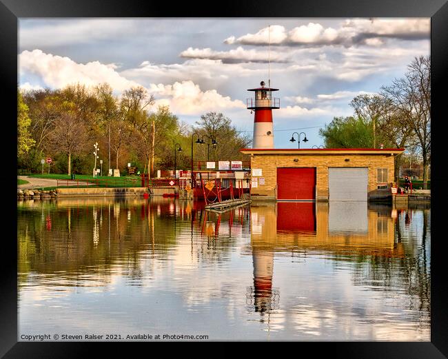Tenney Lock - Madison - Wisconsin Framed Print by Steven Ralser