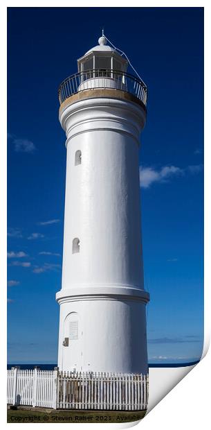 Kiama Lighthouse, NSW, Australia Print by Steven Ralser