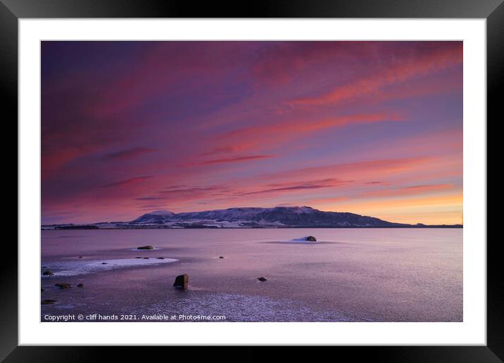 Loch Leven sunrise, Scotland. Framed Mounted Print by Scotland's Scenery
