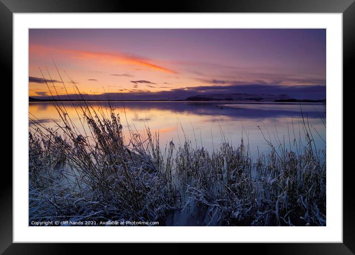 Loch Leven sunrise Framed Mounted Print by Scotland's Scenery