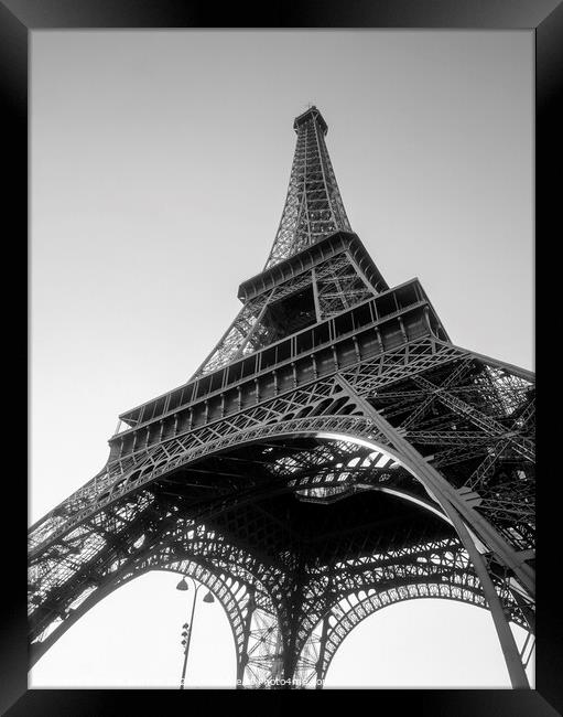 Eiffel Tower Paris France Framed Print by Chris Warren