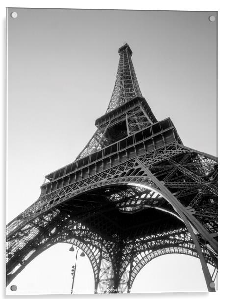 Eiffel Tower Paris France Acrylic by Chris Warren