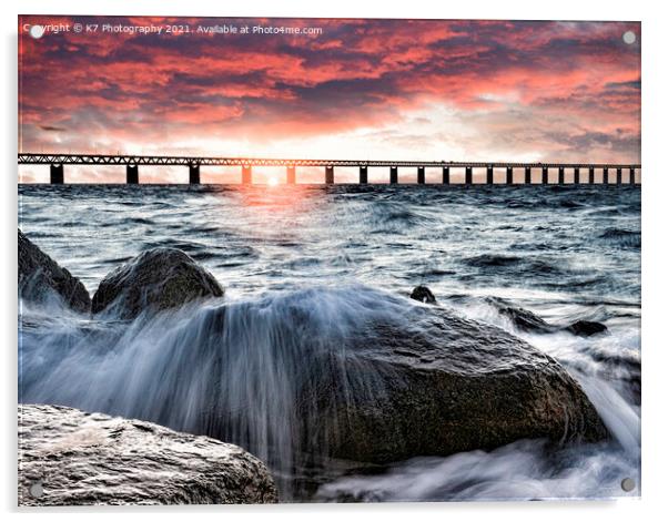 The Oresund Bridge Acrylic by K7 Photography